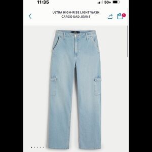 Hollister Dad Cargo Jeans
